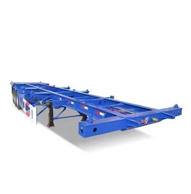 トラック用コンテナ輸送車体3軸 20/40/45 フィート 鉄骨格半トレーラー