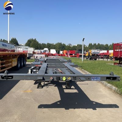 積載量30000kg 耐久性のある骨格式半トレーラー トラック用 20/40/45/48/53フィート