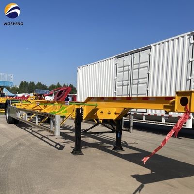 1/2 アクセル 20ft 40ft 45ft スチール骨格 半トレーラー コンテナ輸送