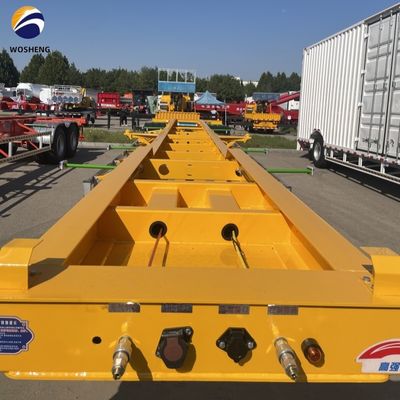 1/2 アクセル 20ft 40ft 45ft スチール骨格 半トレーラー コンテナ輸送