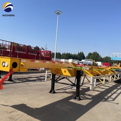 1/2 アクセル 20ft 40ft 45ft スチール骨格 半トレーラー コンテナ輸送