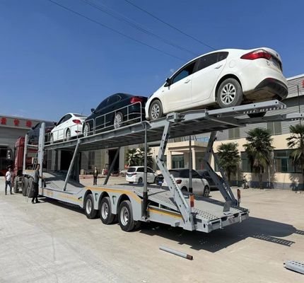 トックトレーラー ウォシェン 2/3 アクセル 6-10 ユニット 自動車輸送用 半トレーラー