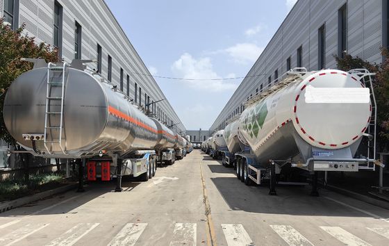 値下げ3軸4軸 36000-50000リットルの燃料油タンク ウォシェン製のセミトレーラー