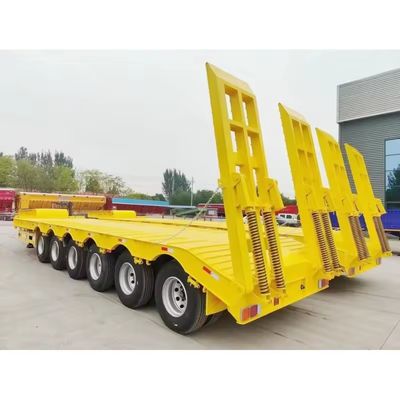 低負荷トレーラー用水力低プラットフォーム半トレーラー マックスペイロード30-100tons