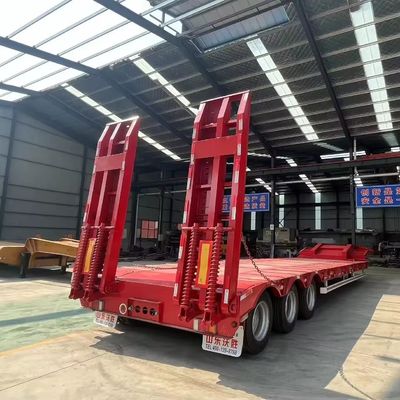 低負荷トレーラー用水力低プラットフォーム半トレーラー マックスペイロード30-100tons