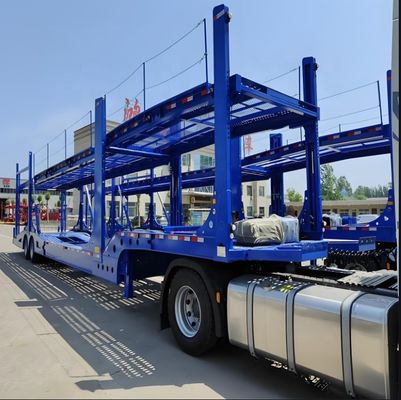 2軸の二階建て車両 自動車輸送用車載体 半トレーラー 12R22.5 タイヤ