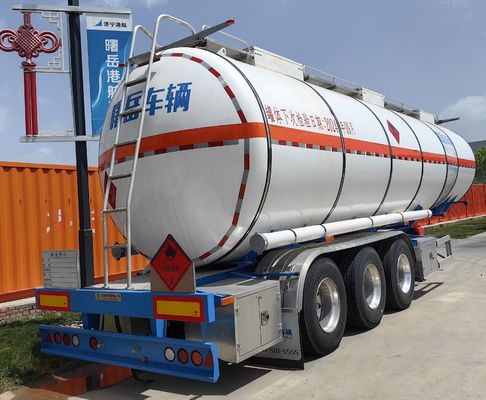 液体輸送用 ステンレス鋼 アルミニウム合金タンク トレーラー 最大重荷 30000 kg