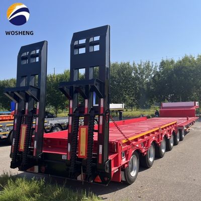 30~120トンのトラック 重用機器用セミトレーラー 13~18m x 2.5~3m x 3.3m