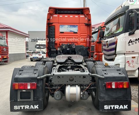 SINOTRUK 中古 SITRAK G7 480hp AMT ギアボックス 6x4タイプ ディスクブレーキ 10ホイール トラックヘッド トラクタートレーラー