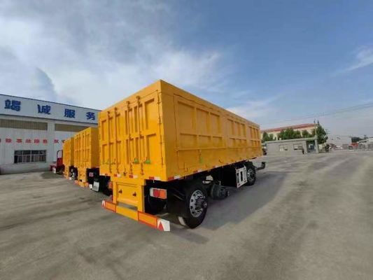 500mm 高さ Q345 炭素鋼 引列 牽引 ドリー 40-100 トンの荷重のためのフルトレーラー