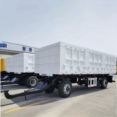 重荷輸送用の横壁のステーク付き,フルトレーラー