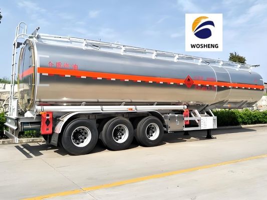 4200L 燃料タンカー 半トレーラー 炭酸鋼 ステンレス鋼 または アルミニウム合金