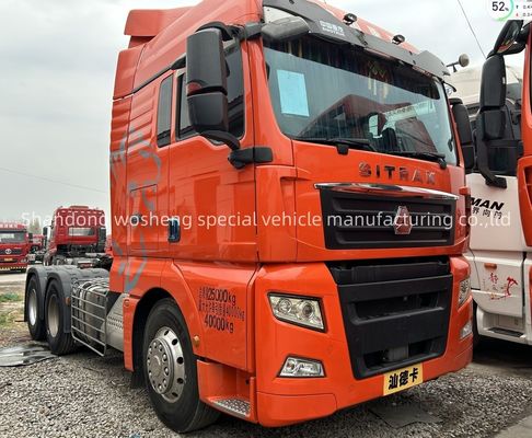 中古 左手駆動 6x4 トラックヘッド 350-450HP トラクター トラック 31-40トンの容量