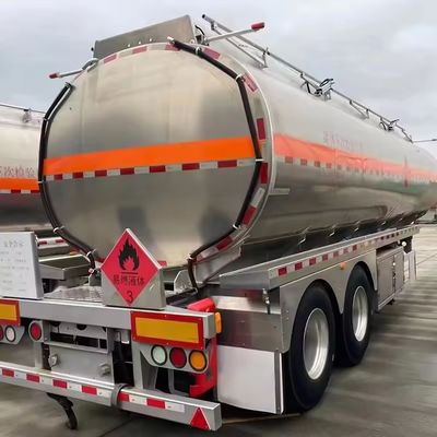 設計 15000L 60000L 2/3/4軸燃料油 ガソリン/ケロシン/ディーゼルタンク 半トレーラー