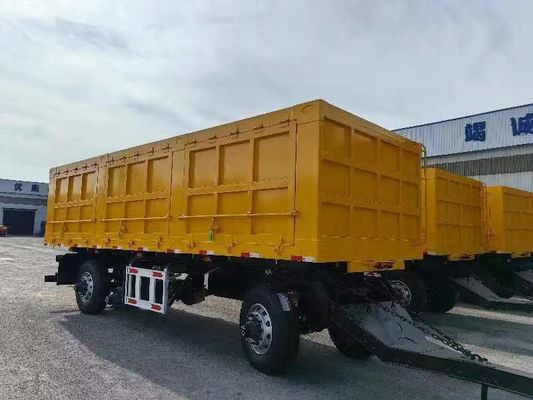 客の要求 2 軸 20FT トラバー カーゴ フェンス 半トレーラー