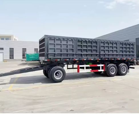 客の要求 2 軸 20FT トラバー カーゴ フェンス 半トレーラー