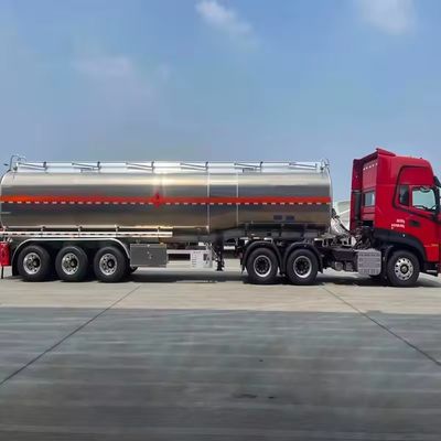 トラックトレーラー 20-60CBM液体食品タンク 空気/機械式懸垂付き半トレーラー