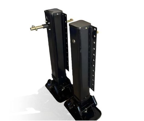 Wosheng 28 トン半トレーラー部品 鉄筋トレーラー用のランディングギア サポート脚