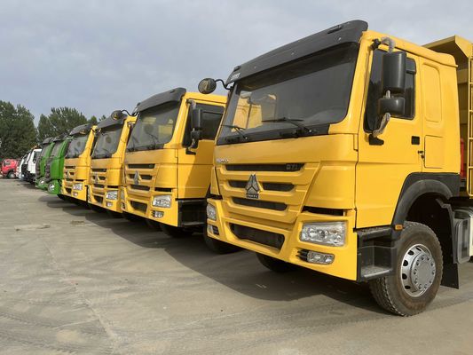 シノトラック Howo 3/4軸 6x4 4x2 8X4 371HP 375HP 水力シリンダーティパーダンパートラック