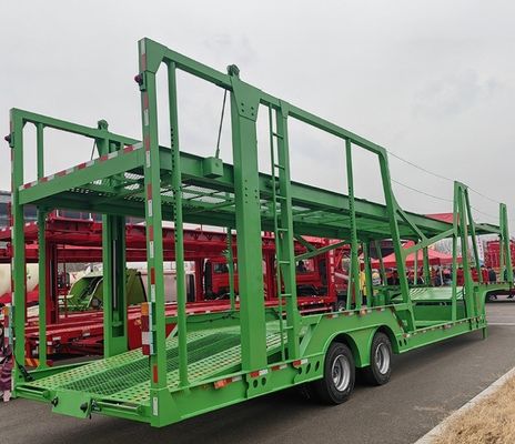 トラックトレーラー WS 2軸鋼車載車 半トレーラー 二階建て車両 自動トレーラー