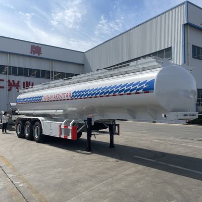 3軸 安定型炭素鋼 アルミ合金 不鋼鋼タンカー 半トレーラー