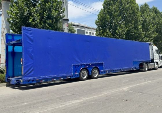 WS 2 アクセル 荷物 収納 6 台の車載トレーラー 16690x2700x3000mm サイズと懸垂