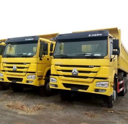 6×4駆動車 中古 シノトラック HOWO 371馬力 ロシアの鉱山用ダンプトラック