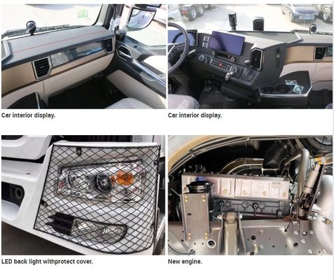 セグメント重型トラック 6X4 トラクターヘッド トラック 左方向車用 ホウ 380 6X6
