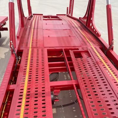 2&quot; 50キングピンと11R22.5タイヤの鉄鋼輸送トレーラー