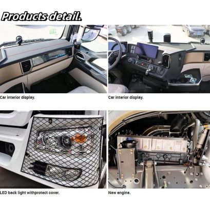 セグメント重型トラック 6x4 420hp シノトルク シトラックまたはホウ C7H 6x6 トラクタートラックヘッド